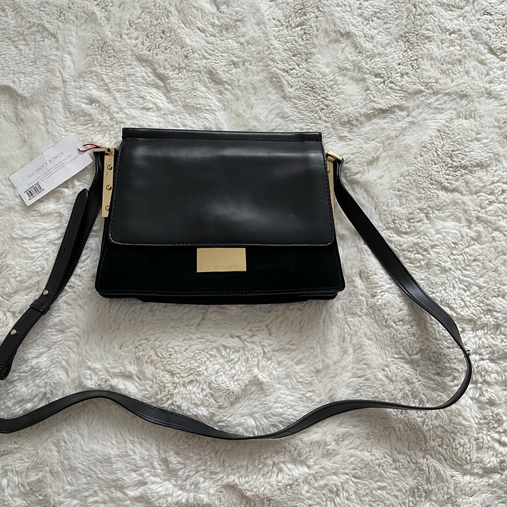 Vince Camino Leather & Suede Purse